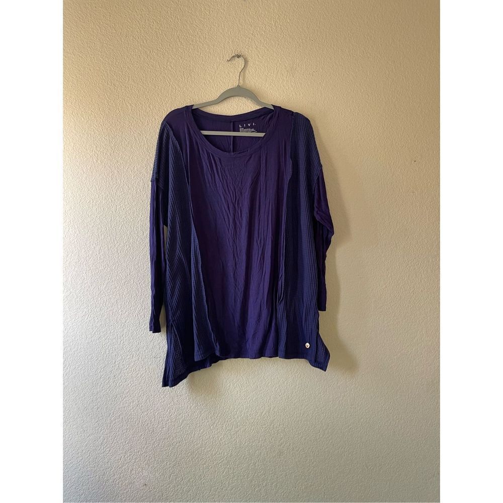 Livi active lane Bryant thermal purple sweater size 22/24